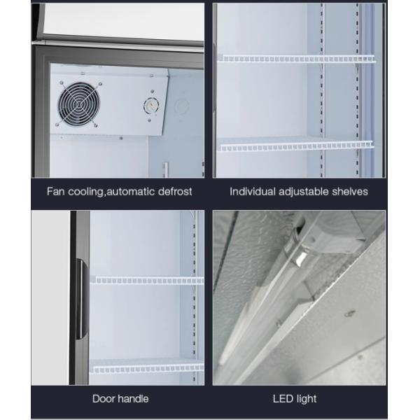 Витрина охладителя 2 дверей чистосердечная для йогурта бутылки сока молока напитка напитка