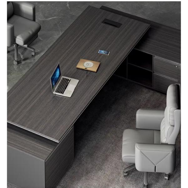 Commercial Furniture Boss Manager Wooden Office Table for Working Executive Desk