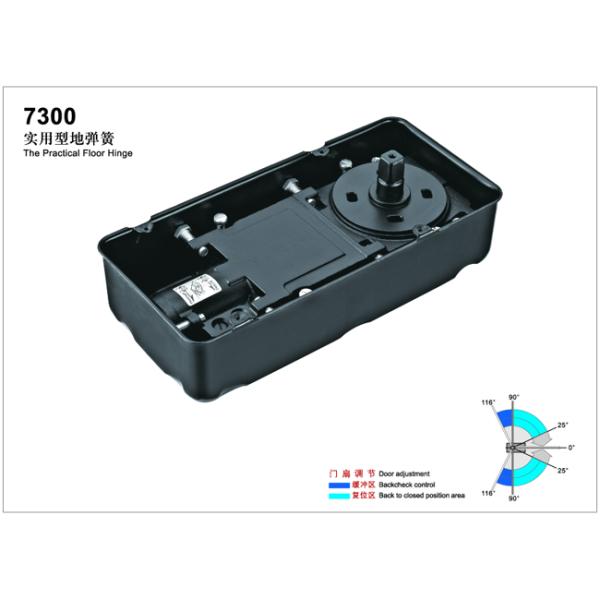 Floor Hinge 7300, color:black or blue, casting iron,  weight capacity 130kgs,