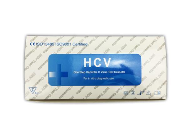 Quick Operation HCV Rapid Test Kit 4mm Cassette 24 Months Shelf Life FDA Approved
