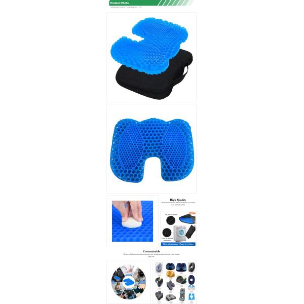 JOURM Non-Slip Gel Seat Cushion The Perfect Addition to Your Office Chair Collection