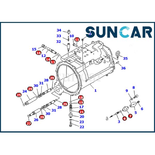XZBSXXLB-UH045 NBR QUALITY TRAVEL DEVICE SEAL KIT FITS FOR HITACHI UH045 UH045-7 (включается в комплектующие для путешествий)