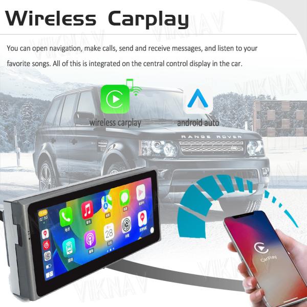GPS Navigation Wireless Car Radio Android 10 For Range Rover Vouge V8 L322 1998-2012