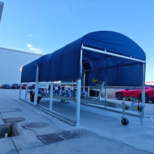 9x6x3M Heavy-Duty Yacht Garage Canopy with 6061-T6 Aluminum Frame