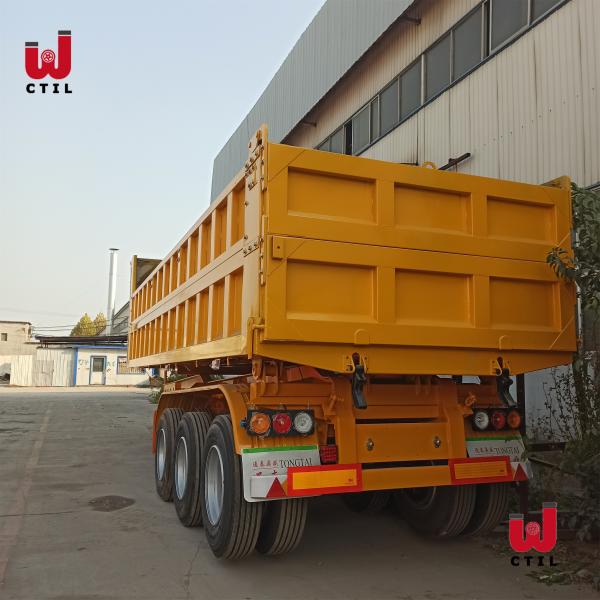 Tipper 30cbm тележки трейлер сброса трейлеров 45T Semi гидравлический