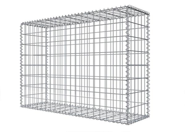 Hot Dipped Galvanized Gabion Box Welded Gabion Wall Square Hole