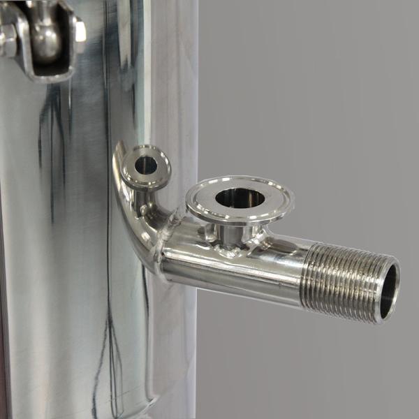 Industrial Stainless Steel Multi Cartridge Filter Housing For Water Treatment