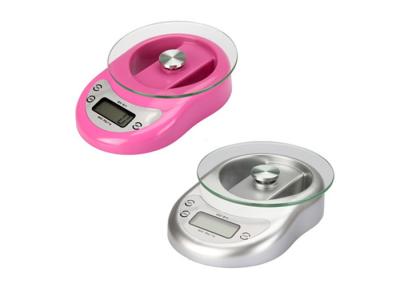Circle Platform Design Digital Kitchen Scales , Time Countdown Electronic Weighing Scale