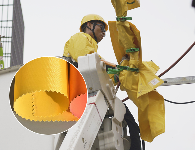 Protective Industrial Coated Fabric Insulation For Electrical Safety