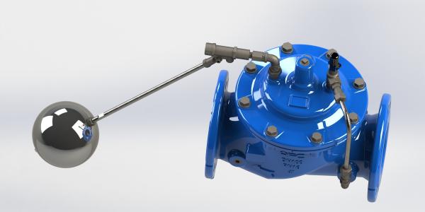 Válvula de controle remota do flutuador do revestimento Ss304 da cola Epoxy com controle nivelado repetível