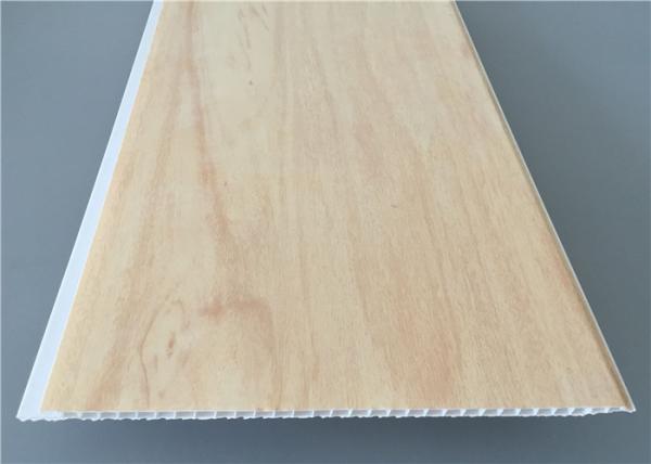 Moisture-Proof wood design ceiling PVC panels For Bathroom ceiling