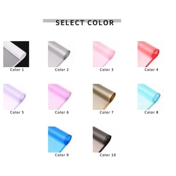 Waterproof Transparent Matte Non Woven Tissue Flowers Wrapping Paper For Bouquet