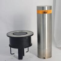 鋼鉄の鍵 耐久性 引き下げ可能なボラード 600mm 円筒 切断高さ 350mm 基礎深さ