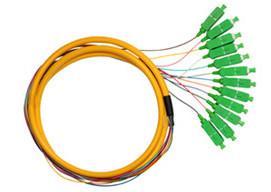 Low Insertion Loss OM3 SC Multimode Pigtail For 10G Network