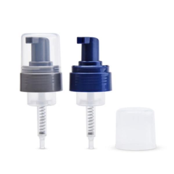 Pompes à mousse en plastique en gros 42MM/43MM avec plafond supérieur Accepter les couleurs personnalisées