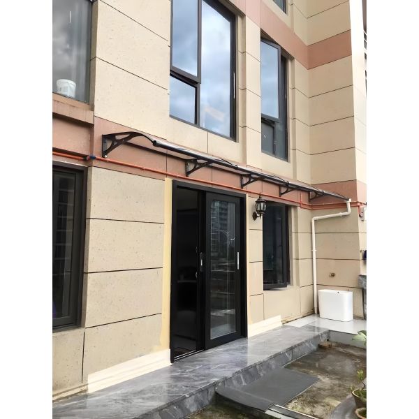 Aluminum Frame Polycarbonate Window Awning Door Window Awnings Protective Durable Weather Resistant Lightweight Covering