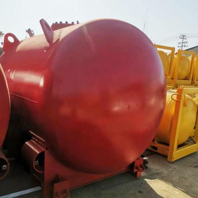 Un réservoir de pression en acier de transport fiable pour le tétrachlorure de silicium conforme aux normes mondiales de transport maritime
