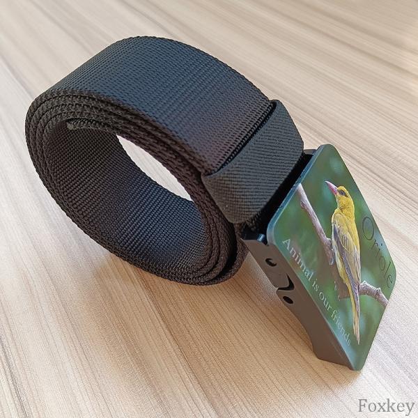 Free Print Belt Adjustable Buckle Plastic With Personalized Image Promotion