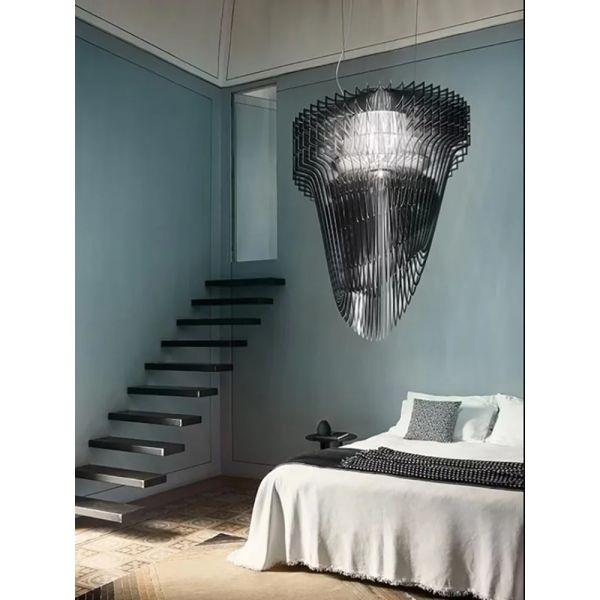 Nordic Modern Streamline Ceiling Pendant Lights Aria XL Pendant（WH-AP-630）