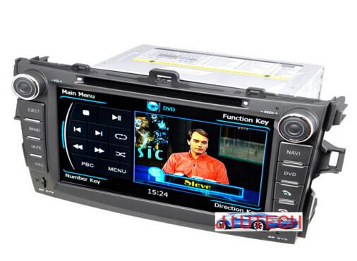Car Stereo GPS Sytem GPS SatNav Navi Headunit Multimedia for Toyota Corolla (2007-2013)