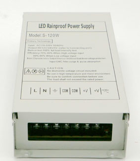 rain-proof smps 12V10A120W single output  SMPS with CE DC12V1200W full watt Iron Case for LED Lighting Factory Outlet