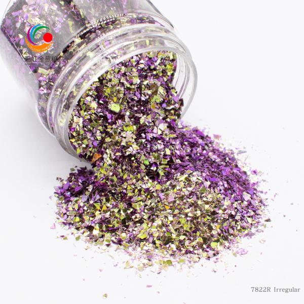 Handicraft Loose Chameleon Glitter Powder Makeup Christmas Decoration Red Blue