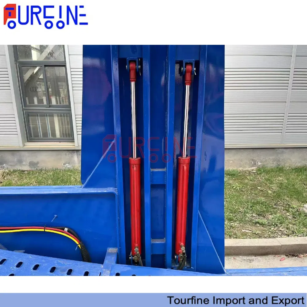 Steel Frame 8 Cars Car Carrier Truck Trailer 2 Axles Vehicle Transport Semi Trailer