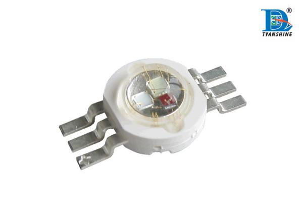 Super Bright Red 35 - 60lm 350mA RGB High Powered LED , 1W LED Diode