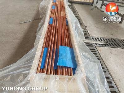 ASTM B111 C12200 Cooling Copper Tube Aluminum Fin Coil Pipe Bundle Custom