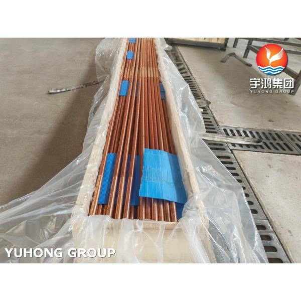 ASTM B111 C12200 Copper Alloy Low Fin Tube For Oil And Gas Industry