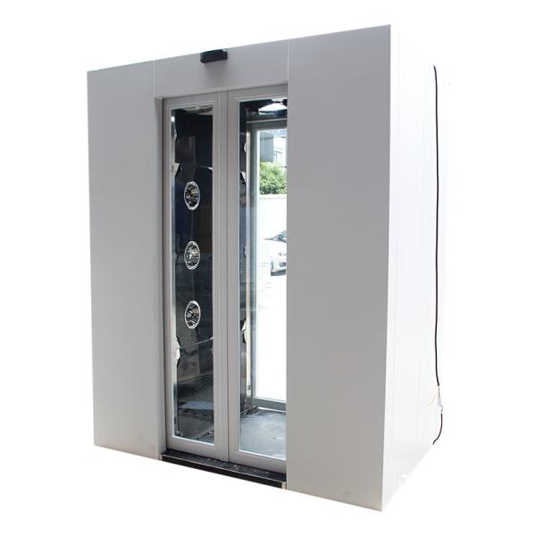 porte coulissante automatique propre de la douche d'air de pièce de 0.75kw SUS304 HEPA