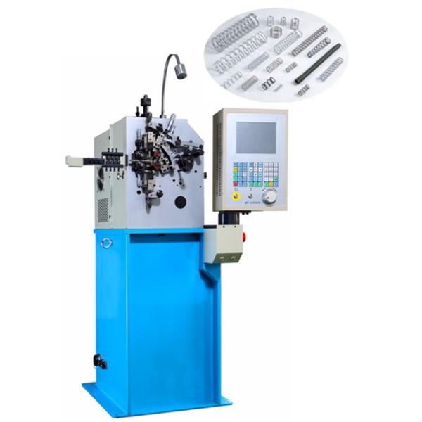 High Speed Disc CNC Spring Coiler 70*60*130cm With 0.4kw Cam Axis Servo Motor