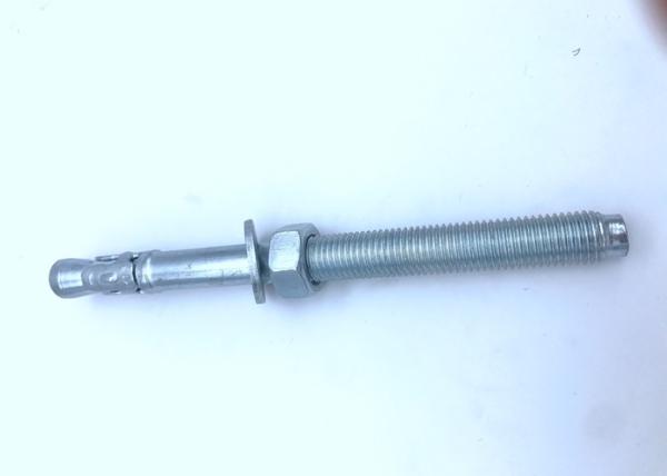 M6-M24 Metal Concrete Wedge Anchor Bolts With Blue & White Zinc Plated