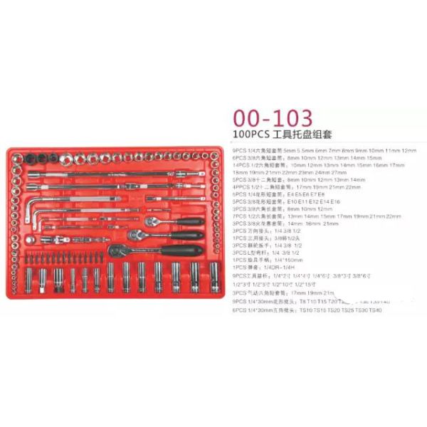 252 Hand Tools and 6 Drawers Tool Cabinet for Garage Organization Solution