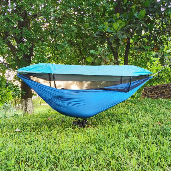 Наружный легкий портативный противомоскитный камуфляж 70D Ripstop Nylon Camping Hammock 270 * 140CM