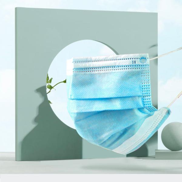 Custom Disposable Earloop Medical Mask PP Outer Layer Non Woven Medical Mask