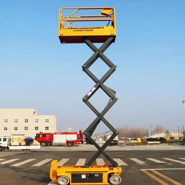 Portable Scissor Lift 1550 kg Heavy Duty Mobile Electric Work Platform Lifting Tools