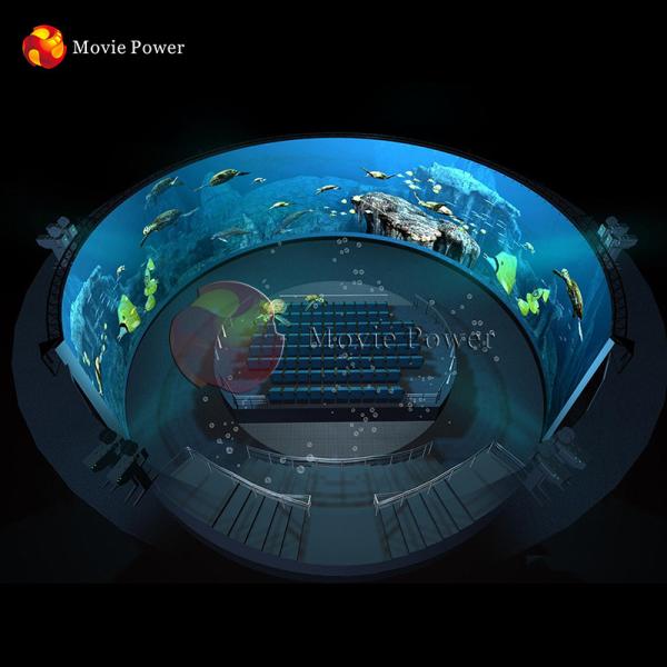 Movie Power Cinema Project 280 Seats Ocean Park 4D Cinema Movie Cinema Equipment