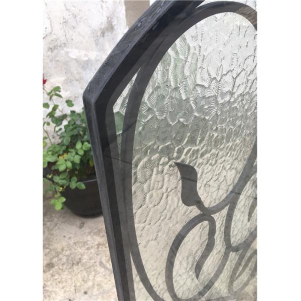 Вставки двери предохранения ржавчины чугунные стеклянные, двери полости железные стеклянные