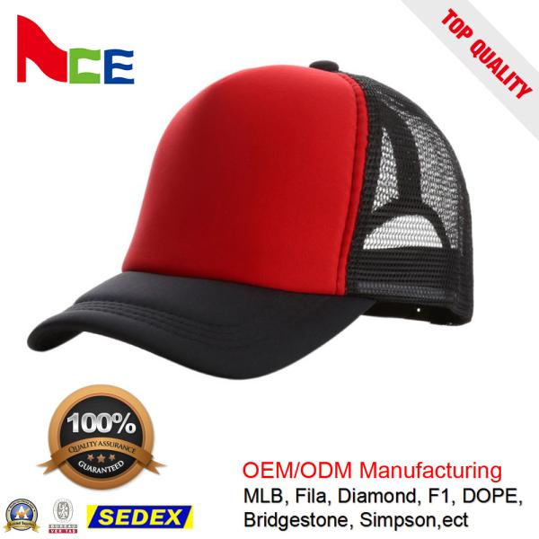 Durable Womens 5 Panel Trucker Cap Sports Style With Logo Printed
