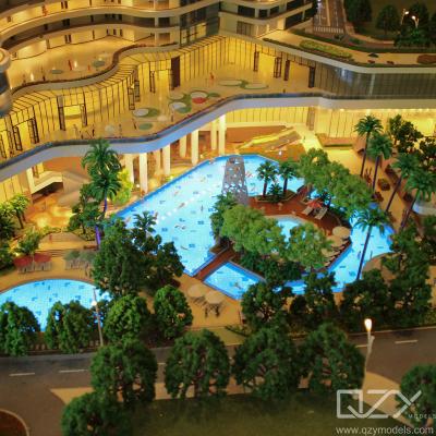 Sanya Magaret Hotel Cubo Arquitetônico Modelo Físico Iluminação 1/100