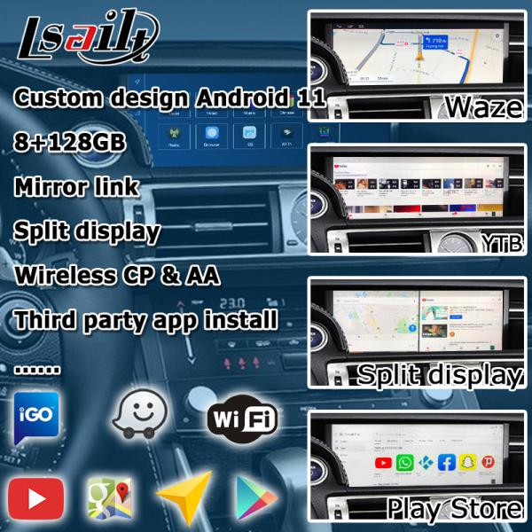 Lien automatique 480*800 Android de miroir de systèmes de navigation de GPS de classe du benz C de Mercedes 6,0 7,1