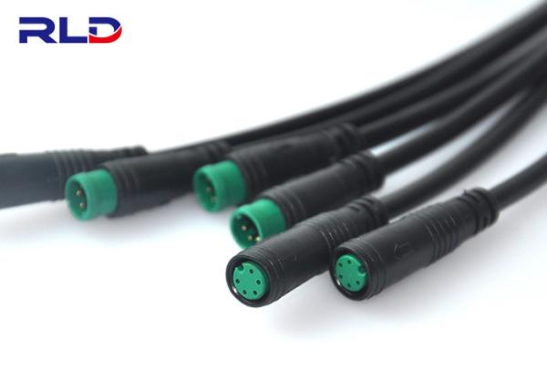 M8 Mini Waterproof Electric Bike Connectors IP65 IP68 For Motion Control