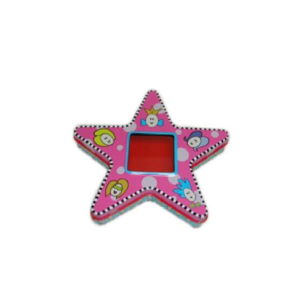 Star Shape Gift Tin Can For Christmas Gift Packing Non Toxic Food Grade Material