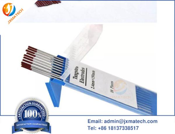 WT20 2% Thoriated Tungsten Electrodes TIG Welding 	Ground Finished