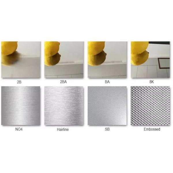 AISI 201 202 304 316 316L 310S 309S 420 430 409 410 904L 2b/Ba/Hl 8K Superficie del espejo Hoja de acero inoxidable laminada en frío