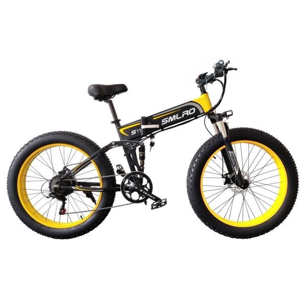 Shimano Fat Tire Folding Electric Bike 60km Pedal Assist Mode