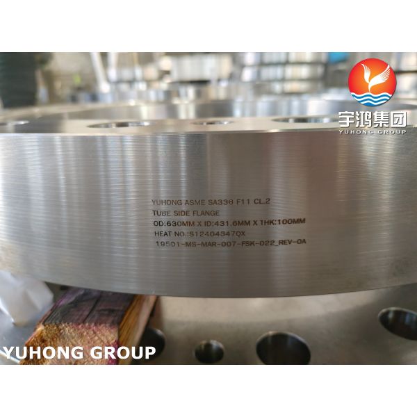 ASME SA336 F11 Cl2 alloy Steel Tube Side Flange For High temperature and high pressure environment
