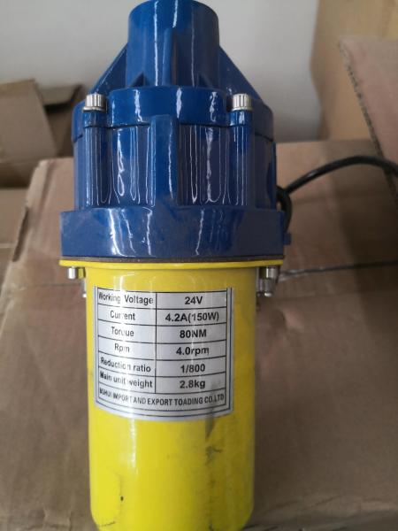 Pequeno motor elétrico de filmagem de rolos para estufas de filmagem de multi-span 2,4 kg