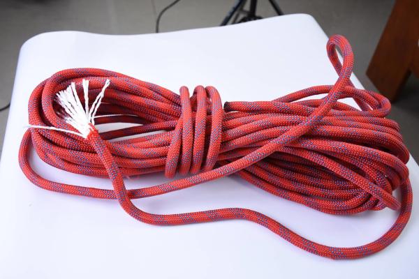 Estática de escalada trançada da corda do salvamento do fogo da segurança 10mm exterior